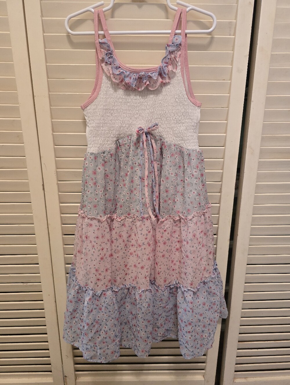 Girls Frilly Layered Dress